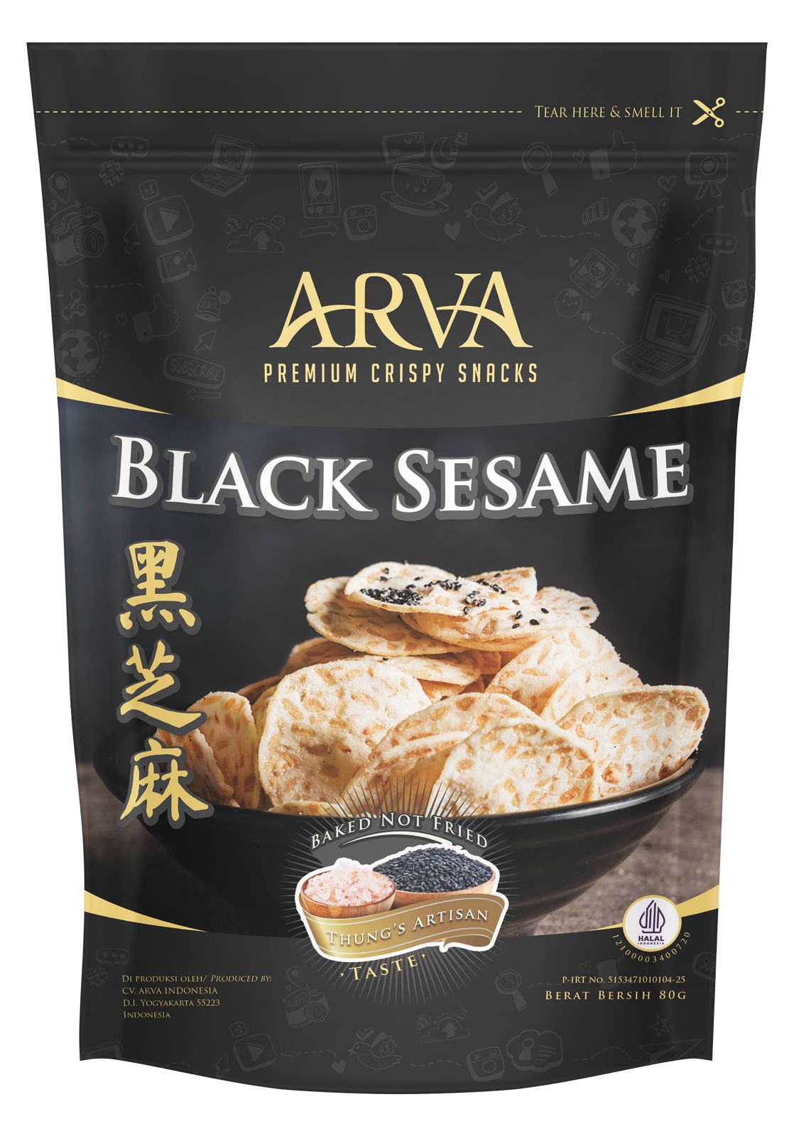 Tempe Arva Black Sesame